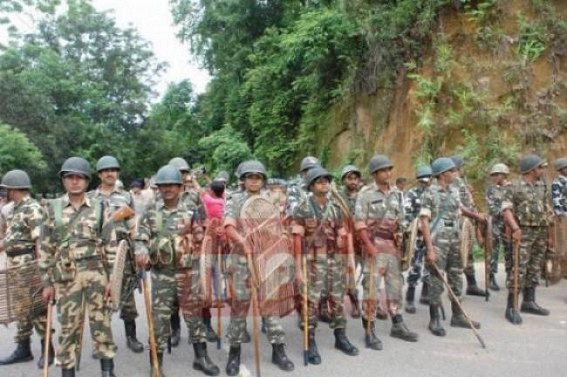 Security tightened on Tripura hills 